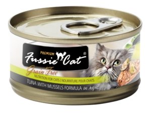 Fussie Cat Premium Tuna With Mussels Formula In Aspic 2.8oz - Bakersfield Pet Food Delivery