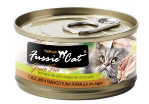 Fussie Cat Premium Tuna With Smoked Tuna Formula In Aspic 2.8oz - Bakersfield Pet Food Delivery