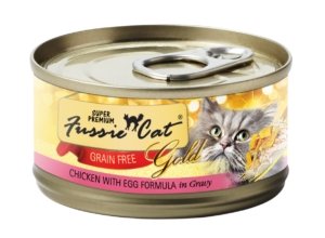 Fussie Cat Super Premium Chicken With Egg Formula In Gravy 2.8oz