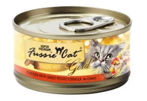 Fussie Cat Super Premium Chicken with Sweet Potato Formula In Gravy 2.8oz