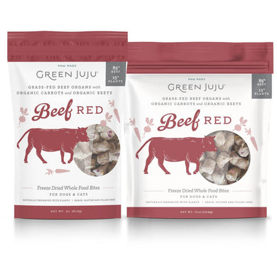 Green Juju Freeze Dried Beef Red