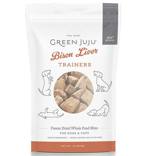 Green Juju Freeze Dried Bison Liver Trainers 3oz