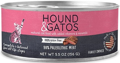 Hound & Gatos Grain Free 98% Paleolithic for Cat