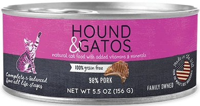 Hound & Gatos Grain Free 98% Pork for Cat