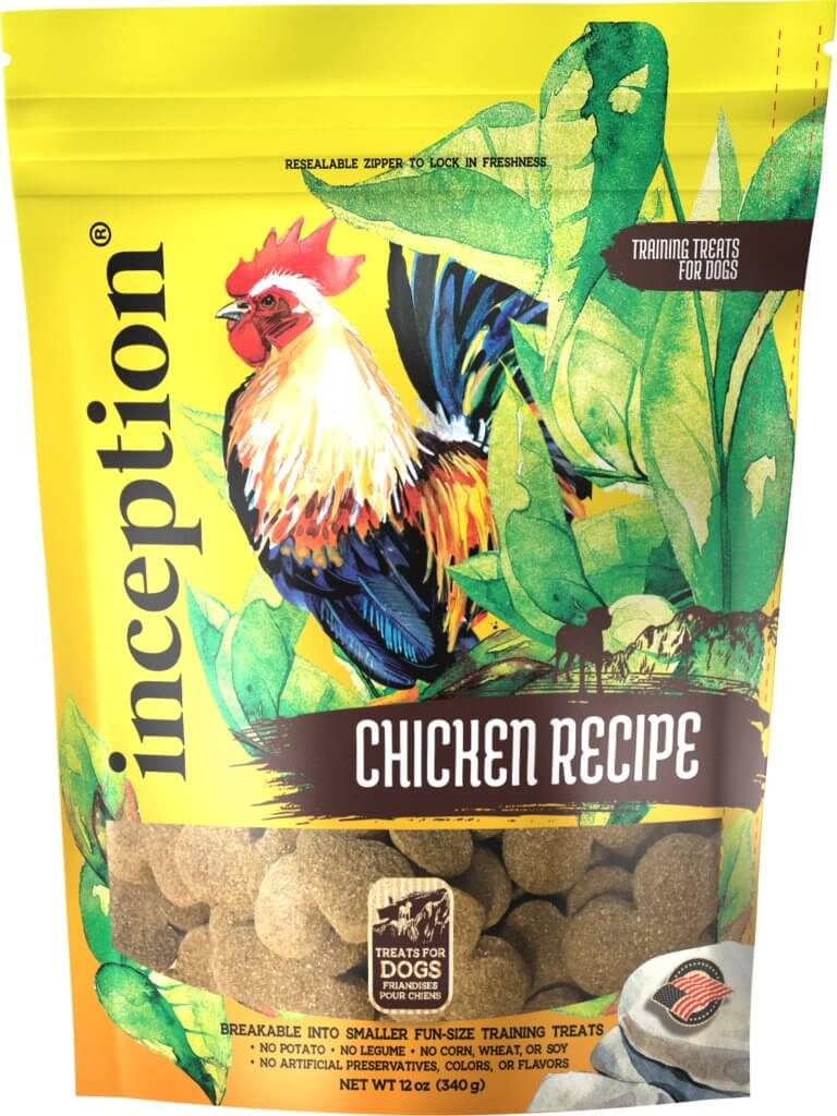 Inception Chicken Recipe Training Treat 12oz - Bakersfield Pet Food Delivery