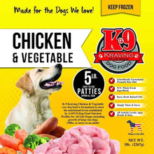 Load image into Gallery viewer, K9 Kraving Raw Chicken and Vegetable