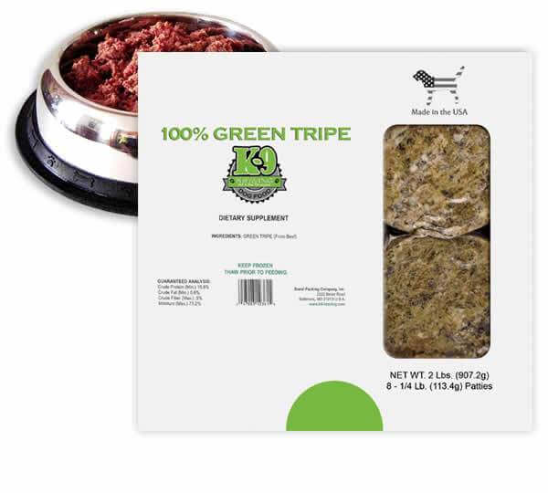 K9 Kraving Raw Green Tripe - Main Image