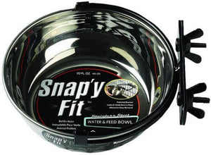 Midwest Stainless Steel Snappy Fit Bowl - Bakersfield Pet Food Delivery