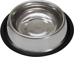 No Tip Stainless Steel Bowl - Bakersfield Pet Food Delivery