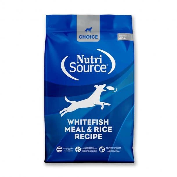 NutriSource Choice Whitefish Meal & Barley Recipe - Bakersfield Pet Food Delivery