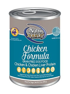 NutriSource Grain Free Great Chicken Formula Dog