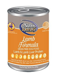 NutriSource Grain Free Lamb Formula Dog