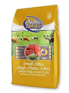 NutriSource Grain-Free Small Bite High Plains Select for Dogs