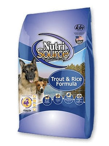 NutriSource Trout Brown Rice for Dogs