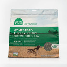 Load image into Gallery viewer, Open Farm Homestead Turkey Freeze Dried Raw Dog Food 13.5oz