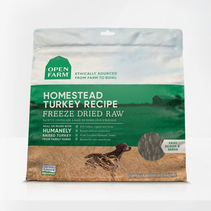 Open Farm Homestead Turkey Freeze Dried Raw Dog Food 13.5oz