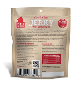 Plato Chicken Jerky with Bone Broth - Bakersfield Pet Food Delivery