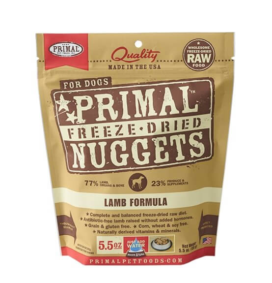 Primal Raw Freeze-Dried Lamb Formula