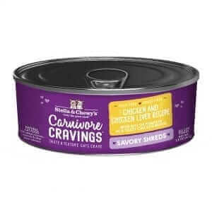 Stella & Chewy's Carnivore Cravings Savory Shreds Chicken & Chicken Liver 2.8oz