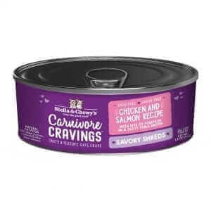 Stella & Chewy's Carnivore Cravings Savory Shreds Chicken & Salmon 2.8oz