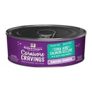 Stella & Chewy's Carnivore Cravings Savory Shreds Tuna & Salmon 2.8oz