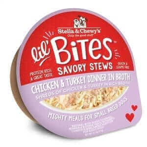 Stella & Chewy's Lil' Bites Savory Stew Chicken & Turkey Dinner in Broth 2.7oz