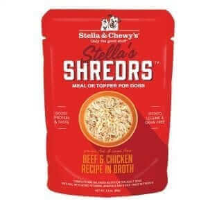 Stella & Chewy's Shredrs Beef & Chicken in Broth 2.8oz - Bakersfield Pet Food Delivery