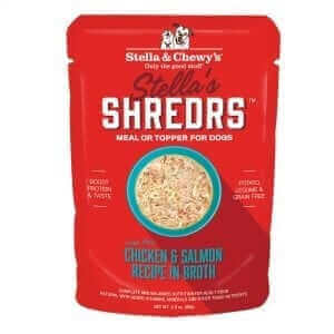 Stella & Chewy's Shredrs Chicken & Salmon in Broth 2.8oz