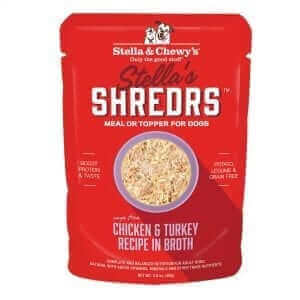 Stella & Chewy's Shredrs Chicken & Turkey in Broth 2.8oz