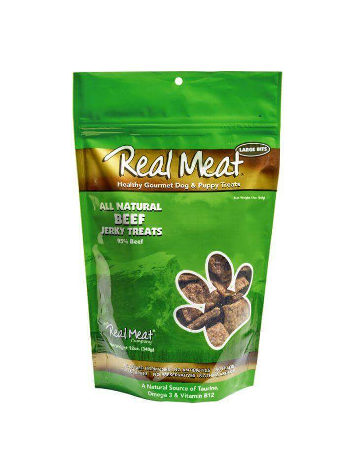 The Real Meat Company Beef Jerky Treat - Bakersfield Pet Food Delivery