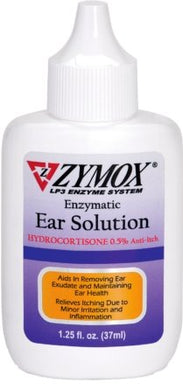 Zymox Ear Solution .5% Hydrocortisone 1.25oz